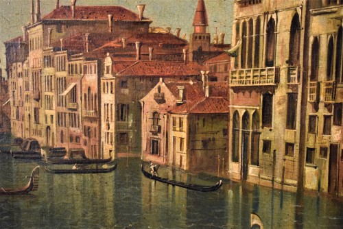 Antiquités - Venise, entré dans le Grand Canal de la "Chiesa della Salute" du XVIIIe